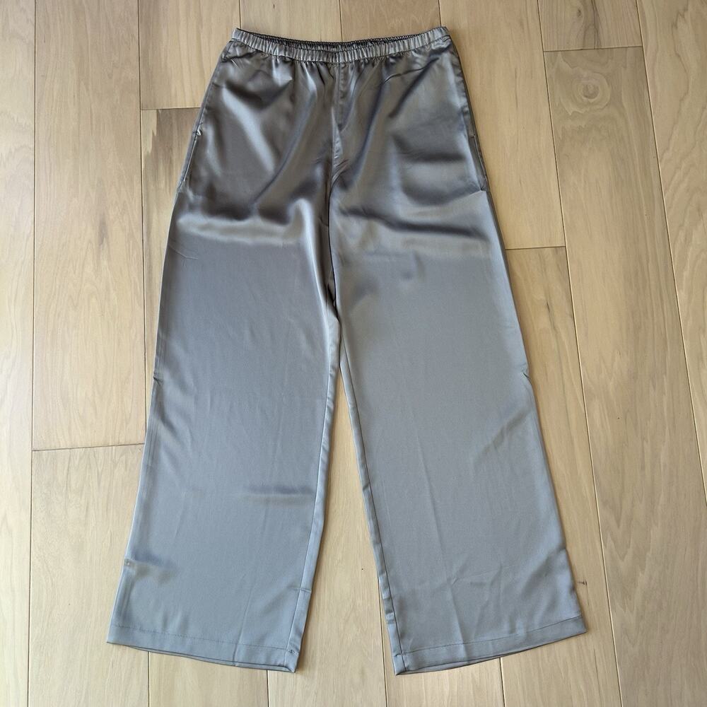 Uniqlo Satin Wide Leg Pants Women’s Large